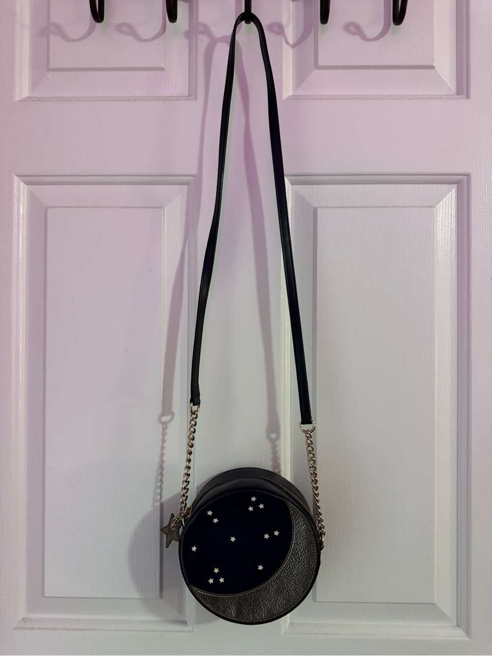 Kate Spade New York Micha Lido Avenue Moon & Stars Leather Crossbody Bag